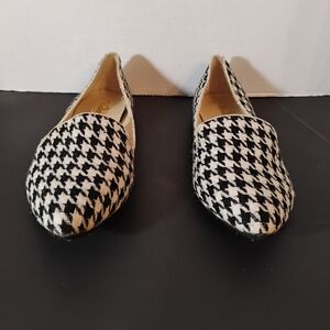 Vodar Patty Herringbone Print Flats